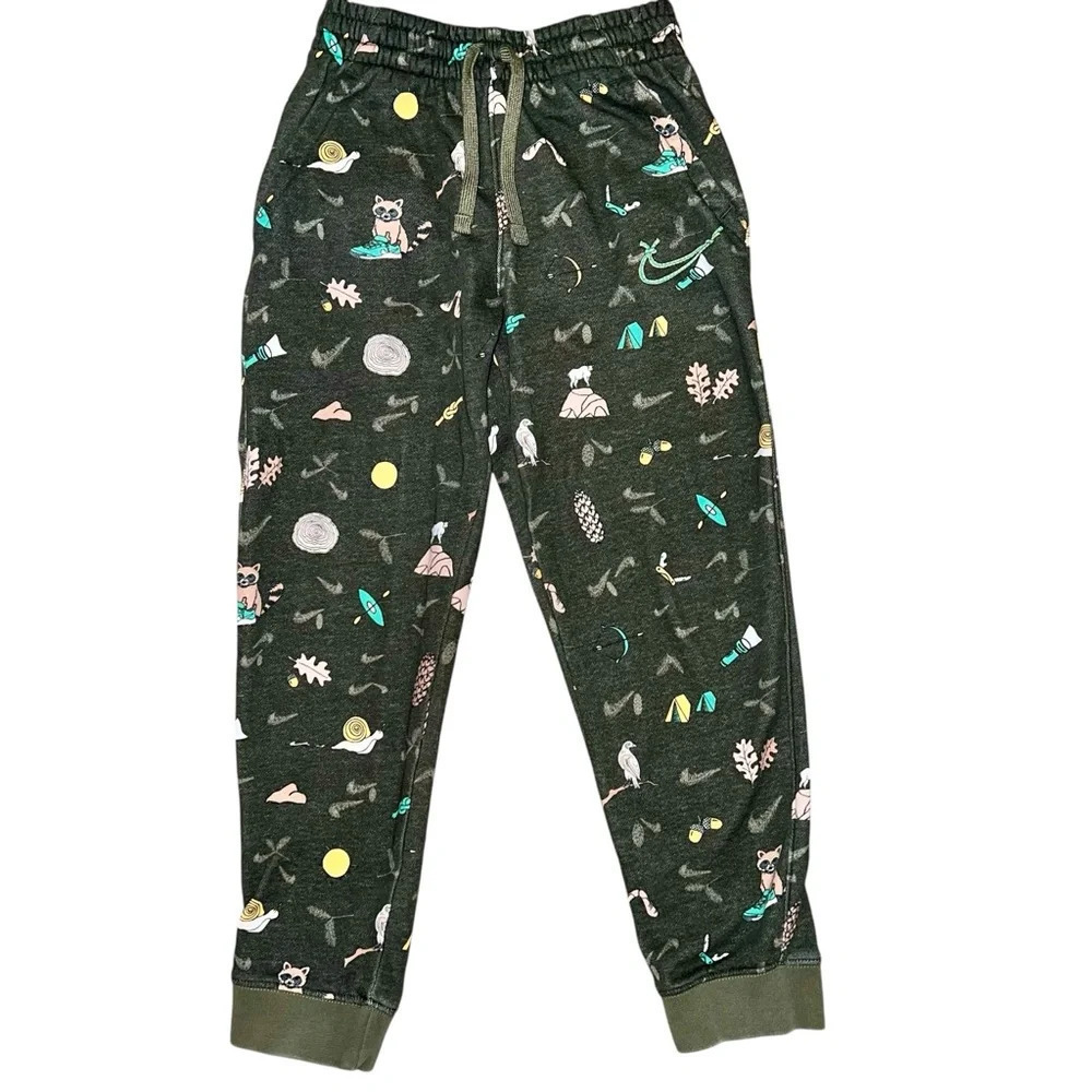 Nike sweatpants youth size large never worn fall themed print